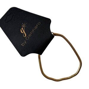 G by Gennaro Gold-Tone Snake cChain Bracelet-7 in-NWT